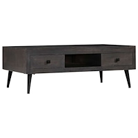 vidaXL Soffbord massivt mangoträ 100x60x35 cm