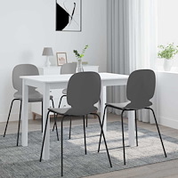 vidaXL Matbord vit 114x71x75 cm massivt gummiträ