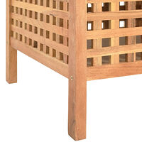 vidaXL Förvaringsbänk 93x49x49 cm massivt valnötsträ