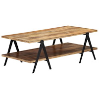 vidaXL Soffbord 115x60x40 cm massivt mangoträ