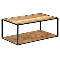 vidaXL Soffbord 90x50x40 cm massivt återvunnet trä