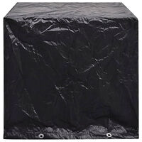 vidaXL Överdrag för trädgårdsmöbler 2 st 8 öljetter 122x112x98 cm