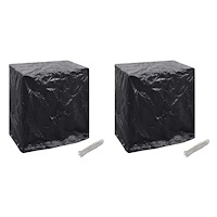 vidaXL Överdrag för pingisbord 8 öljetter 160x55x182 cm