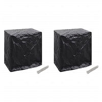 vidaXL Överdrag för pingisbord 8 öljetter 160x55x182 cm