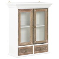 vidaXL Väggskåp vit 49x22x59 cm konstruerat trä
