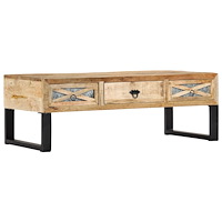 vidaXL Soffbord 110x50x38 cm massivt mangoträ