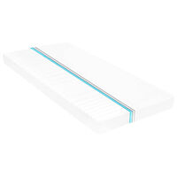 vidaXL Madrass 80x200 cm 7 zoner PU-skum 10 cm H2 H3