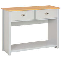 vidaXL Konsolbord grå 97x35x76 cm