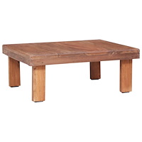 vidaXL Soffbord 60x45x23 cm massivt mahognyträ