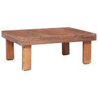 vidaXL Soffbord 60x45x23 cm massivt mahognyträ