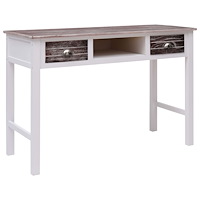 vidaXL Skrivbord brun 110x45x76 cm trä