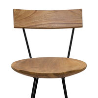 vidaXL Barstolar 2 st massiv teak