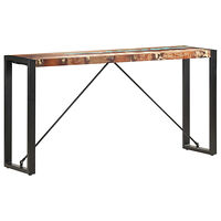 vidaXL Konsolbord 150x35x76 cm massivt återvunnet trä