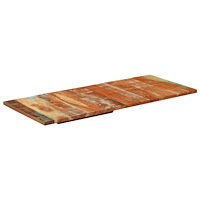 vidaXL Rektangulär bordsskiva 60x140 cm 25-27mm massivt återvunnet trä