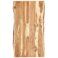 vidaXL Bordsskiva massivt akaciaträ 118x(50-60)x3,8 cm