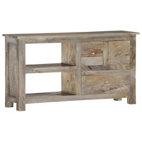 vidaXL Tv-bänk 100x30x55 cm massivt mangoträ