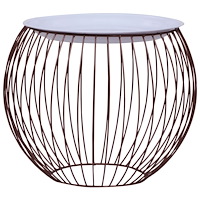 vidaXL Soffbord guld Ø 41 cm