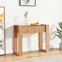 vidaXL Avlastningsbord 90x35x75 cm massiv teak