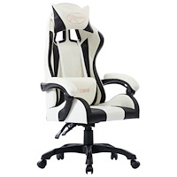 vidaXL Racingstol svart konstläder