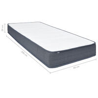 vidaXL Resårmadrass 200x90x20 cm