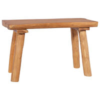 vidaXL Trädgårdsbänk 80 cm massiv teak