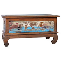 vidaXL Soffbord 80x50x40 cm återvunnen teak