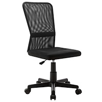 vidaXL Kontorsstol svart 44x52x100 cm nättyg