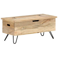 vidaXL Kista 90x40x45 cm massivt mangoträ