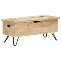 vidaXL Kista 90x40x45 cm massivt mangoträ