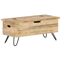 vidaXL Kista 90x40x45 cm massivt mangoträ