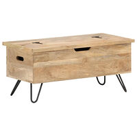 vidaXL Kista 90x40x45 cm massivt mangoträ