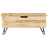 vidaXL Kista 90x40x45 cm massivt mangoträ