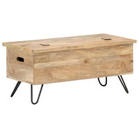 vidaXL Kista 90x40x45 cm massivt mangoträ
