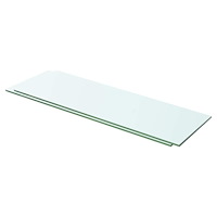 vidaXL Hyllplan 2 st glas genomskinlig 60x15 cm