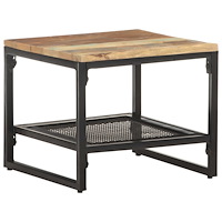 vidaXL Sidobord 40x40x35 cm massivt återvunnet trä