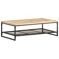 vidaXL Soffbord 110x60x35 cm massivt mangoträ