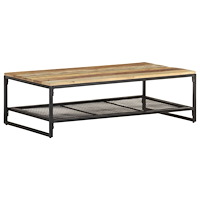 vidaXL Soffbord 110x60x35 cm massivt återvunnet trä