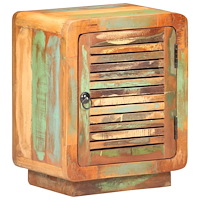 vidaXL Sängbord 40x30x50 cm massivt återvunnet trä