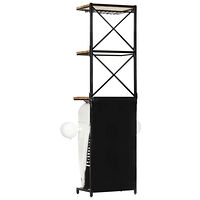 vidaXL Vinhylla traktor vit 49x31x172 cm grovt mangoträ