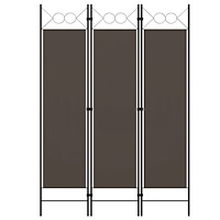 vidaXL Rumsavdelare 3 paneler antracit 120x180 cm
