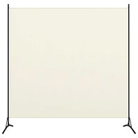 vidaXL Rumsavdelare vit 175x180 cm tyg