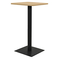 vidaXL Bistrobord ekfärg 50x50x107 cm