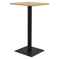 vidaXL Bistrobord ekfärg 70x70x107 cm