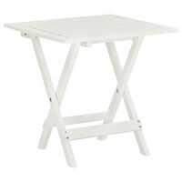 vidaXL Cafébord vit 46x46x47 cm massivt akaciaträ