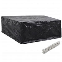 vidaXL Överdrag till trädgårdsmöbler 10 öljetter 260x260x90 cm