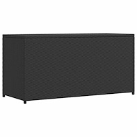 vidaXL Dynbox 120x50x60 cm konstrotting svart