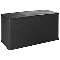 vidaXL Dynbox antracit 120x56x63 cm PP-rotting