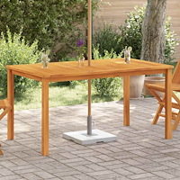 vidaXL Trädgårdsbord 150x90x74 cm massivt akaciaträ