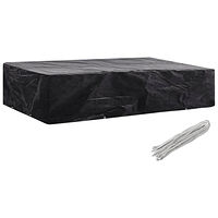 vidaXL Överdrag för solsängar 8 öljetter 218x77x55 cm