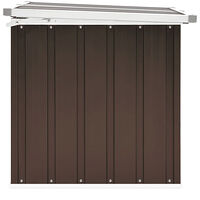 vidaXL Dynbox brun 109x67x65 cm